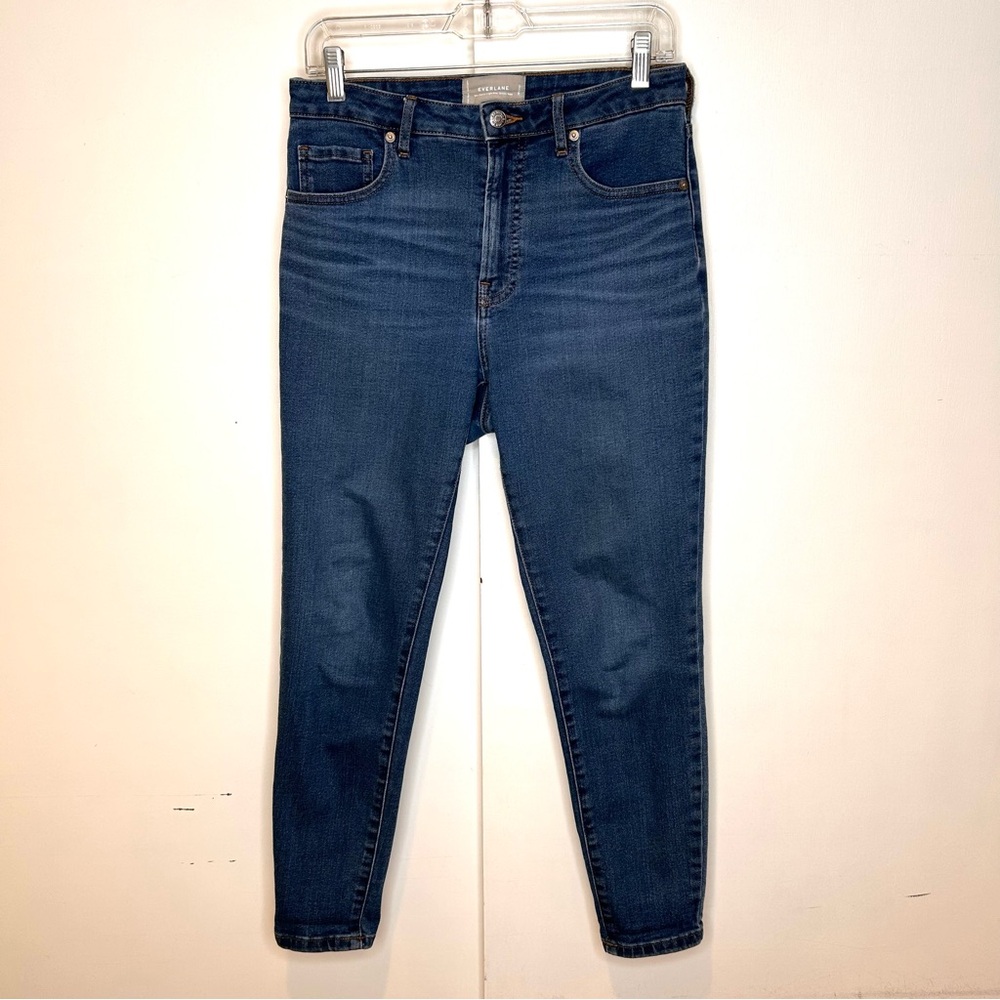 Everlane The Curvy High Rise Crop Skinny Jeans